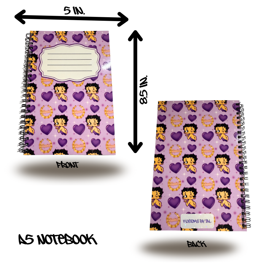 Purple A5 Notebook