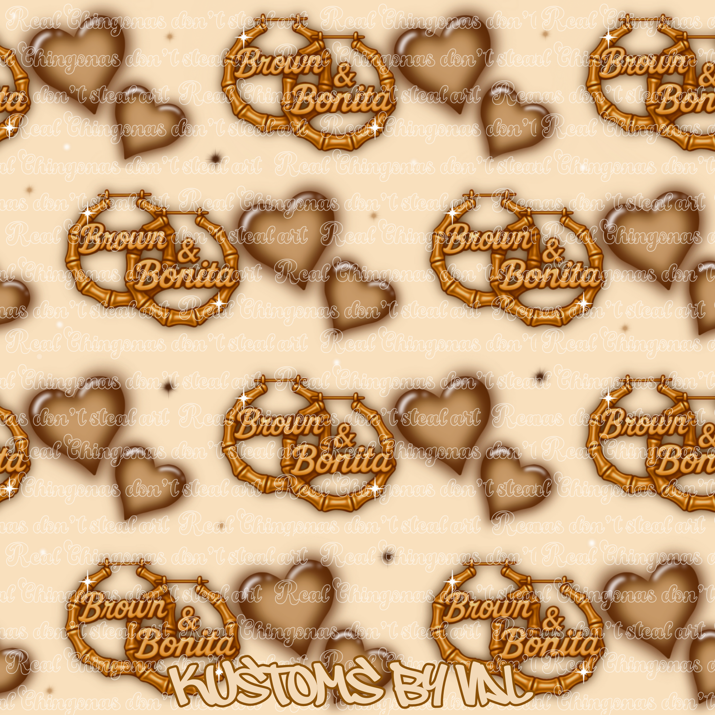 Brown & Bonita Seemless Print