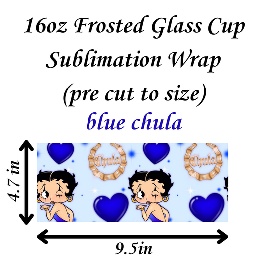 blue chula 16oz sublimation print