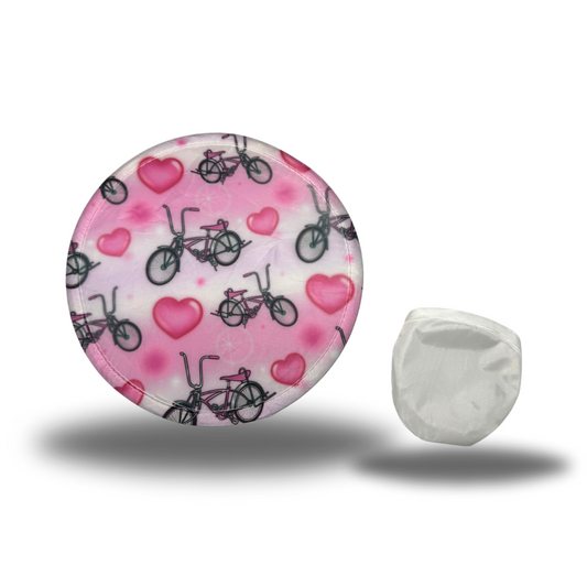 pink lowrider bike foldable fan