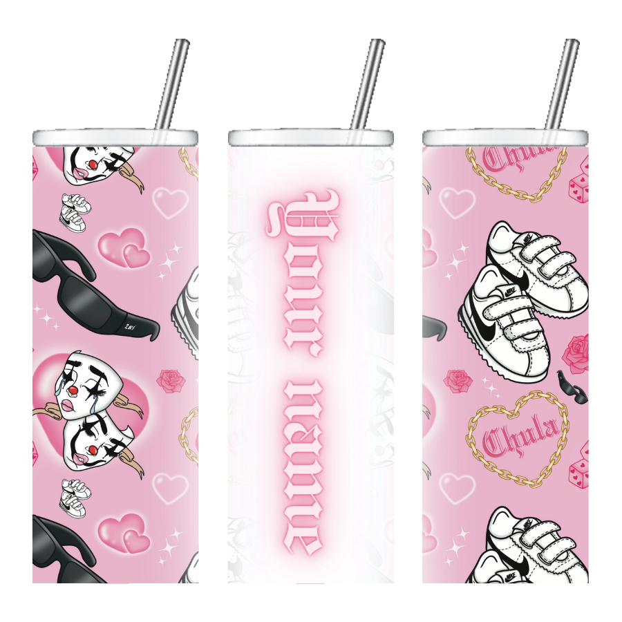 Pink Custom Tumbler