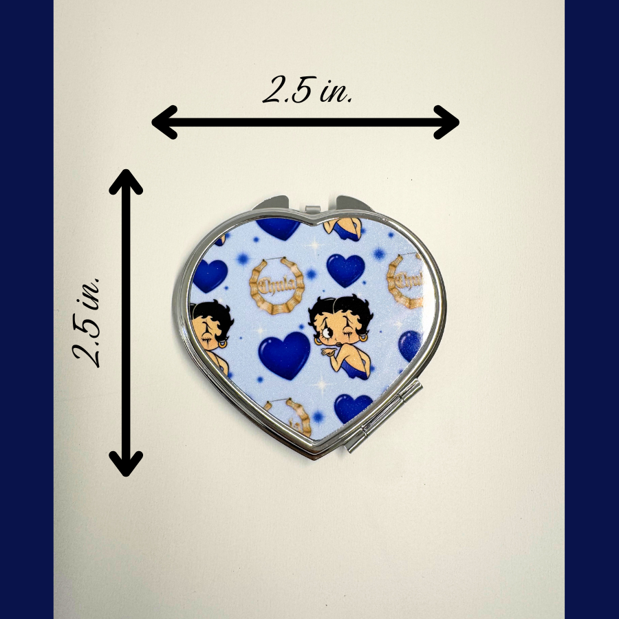 Blue Boop Compact mirror