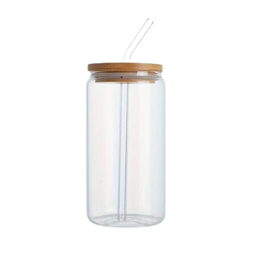 Clear 16 oz plain tumbler