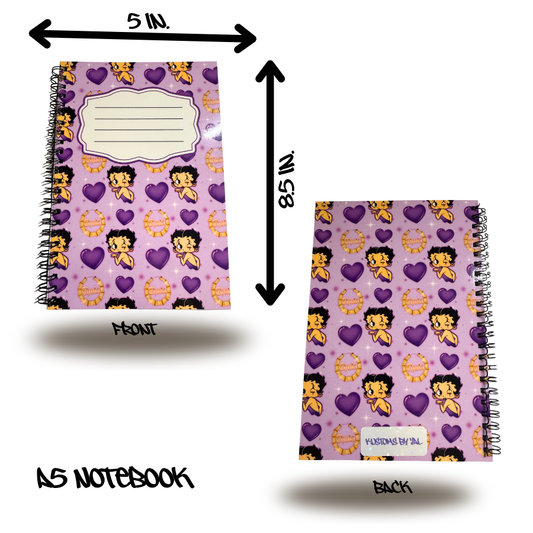 Purple A5 Notebook