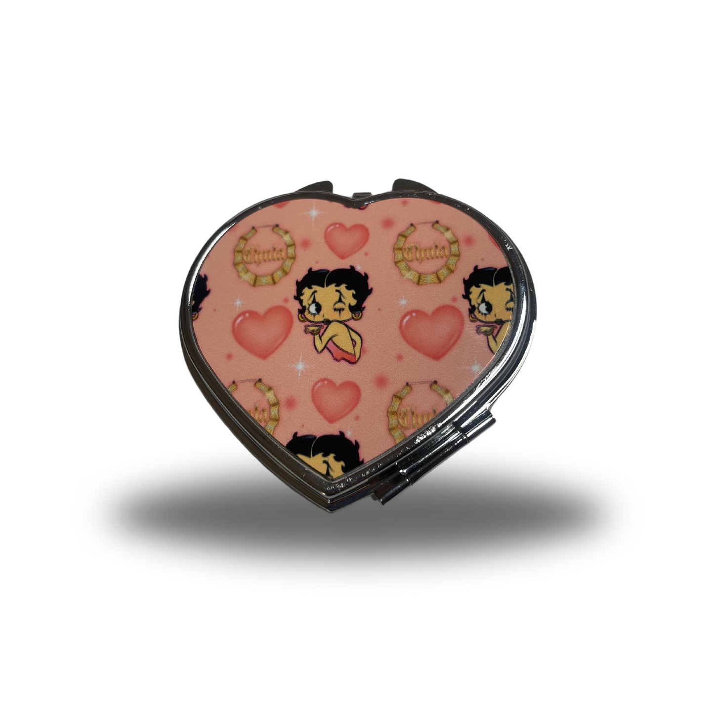 pink chula compact mirror