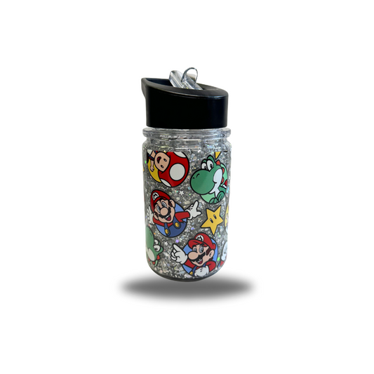 pre made kids snowglobe tumbler