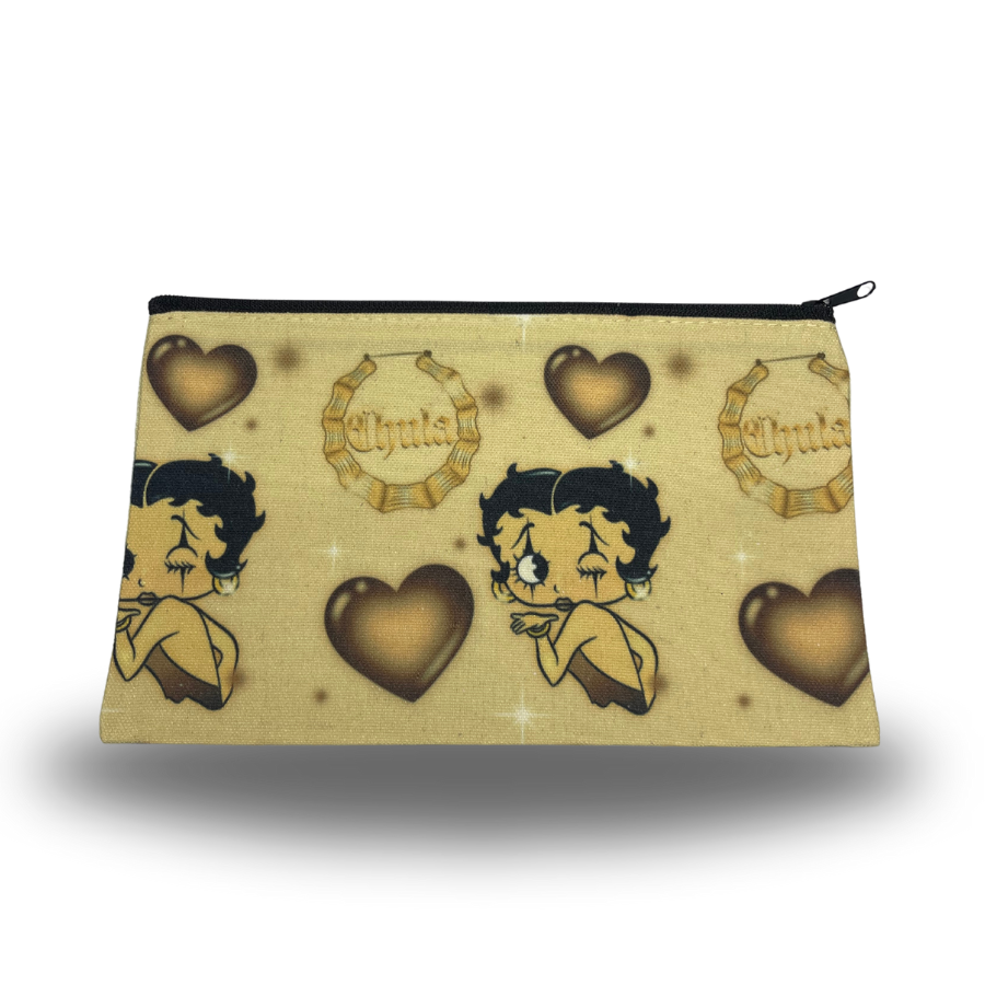 brown chula makeup bag