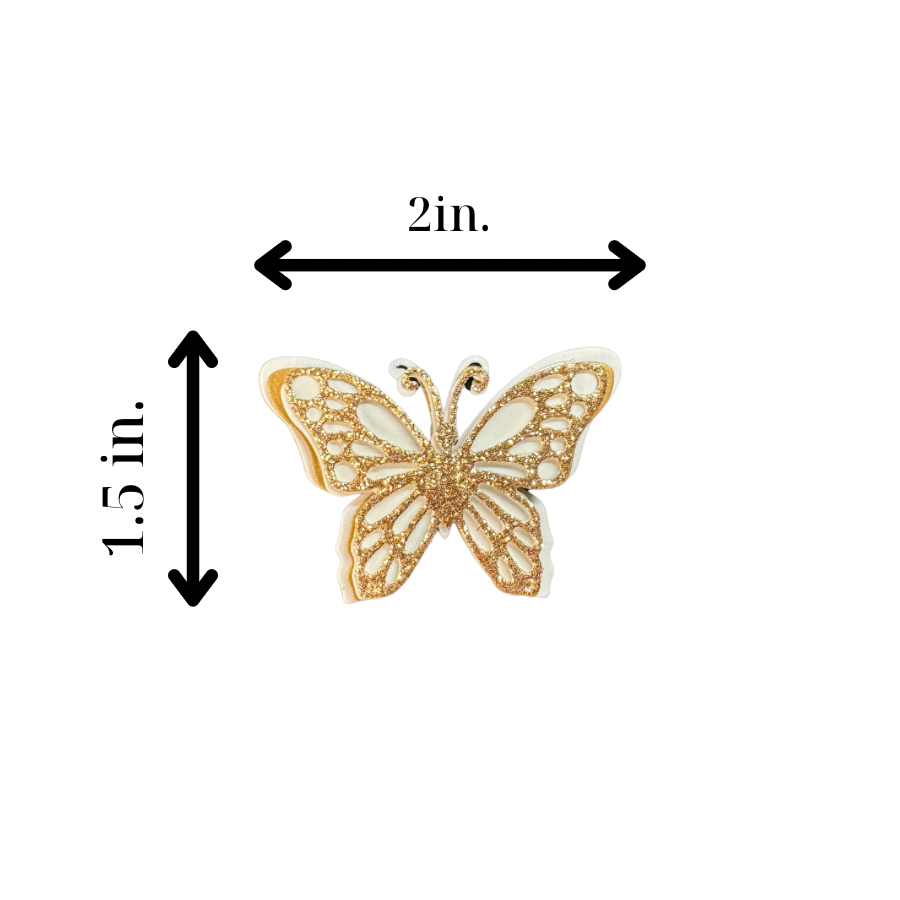 Single gold butterfly #0