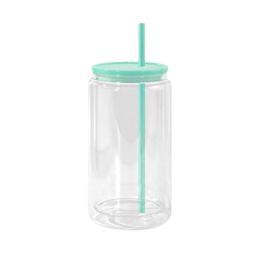 snowglobe tumbler plastic