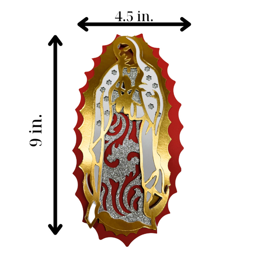 Red Virgin Mary topper# 44