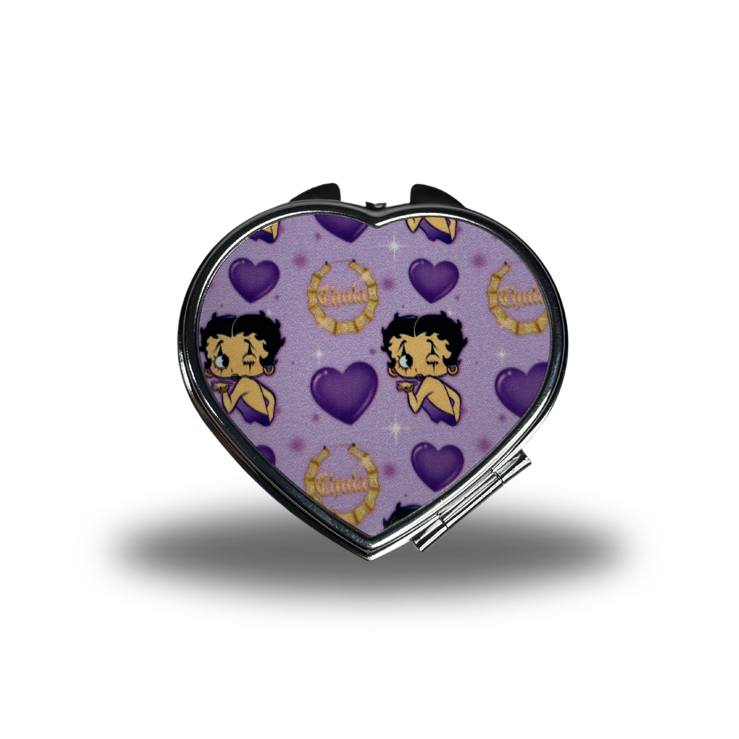 purple chula compact mirror