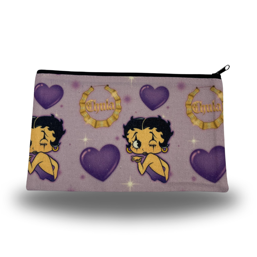 purple chula makeup bag