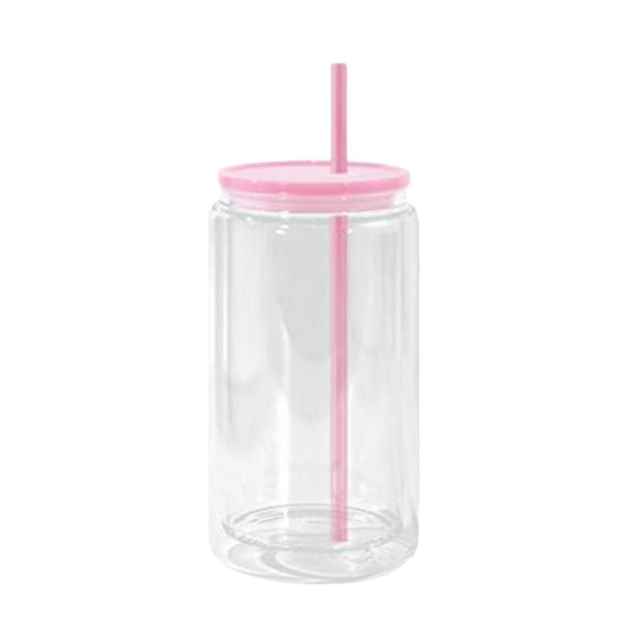 snowglobe tumbler plastic