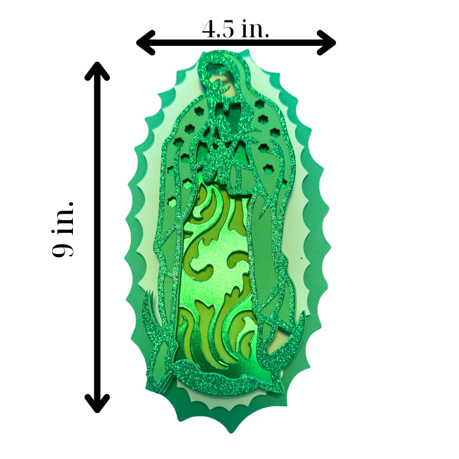 Green Virgin Mary #12(3d)