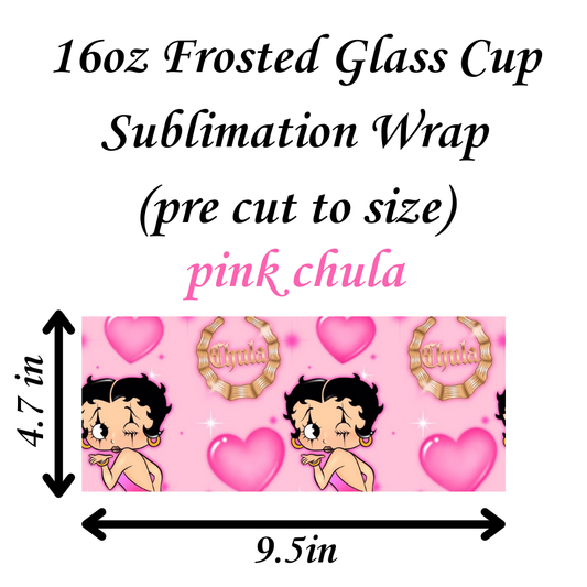 pink chula 16oz sublimation print