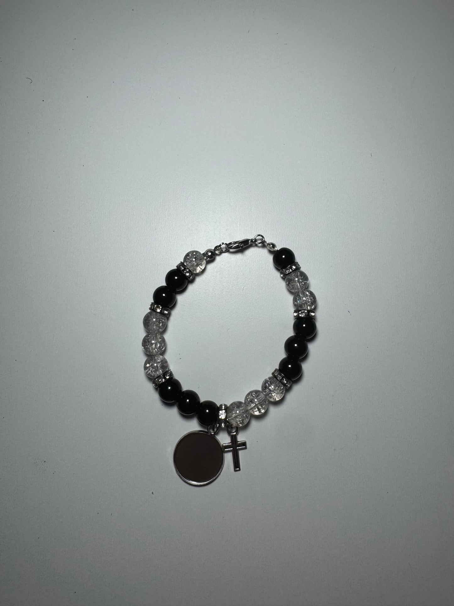 Black customizable bracelet