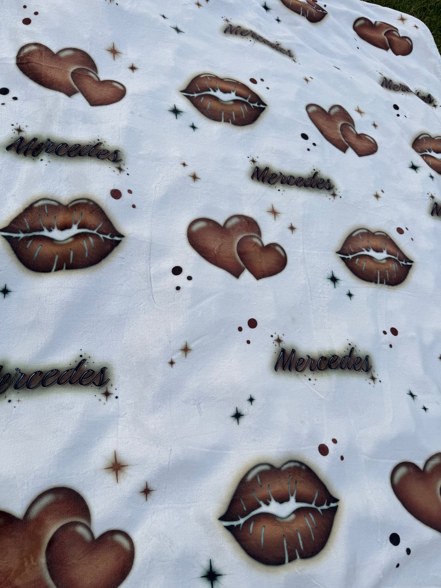 Brown Custom Blanket WITH NAME