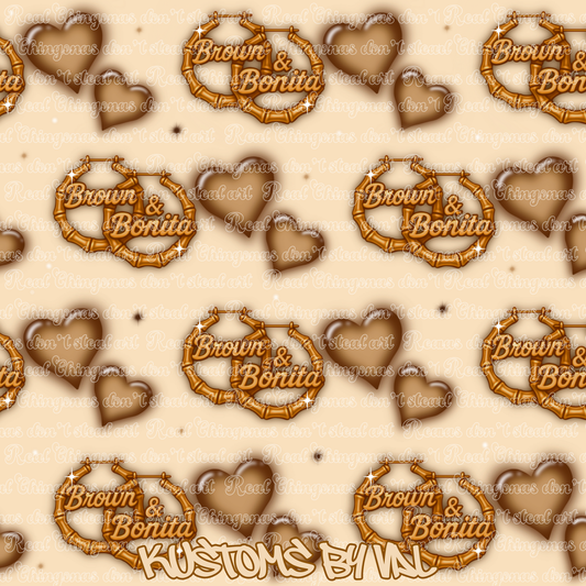 Brown & Bonita Seemless Print